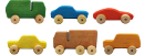 autka,samochodziki,dre
wnane,z 
drewna,kolorowe