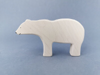 Niedźwiedź polarny, 
biały, drewniana 
zabawka
rękodzieło z drewna,przedmiot z drewna,produkt z drewna, wyrób z drewna,drewniane