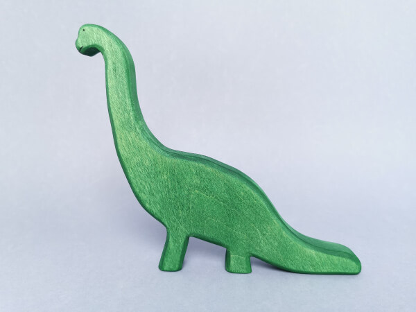 Brachiozaur zielony, 
zabawka z drewna
rękodzieło z drewna,przedmiot z drewna,produkt z drewna, wyrób z drewna,drewniane, drewniane figurki